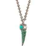 Colliers en argent Roberto Cavalli argentés en métal à perles à motif tigres pour femme en promo 