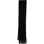 Écharpes en laine Roberto Cavalli noires à franges Tailles uniques pour homme en promo 