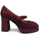 Chaussures Roberto Festa rouge bordeaux en cuir en cuir Pointure 40 avec un talon jusqu'à 3cm look fashion pour femme 