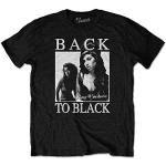 Rock Off Amy Winehouse Back to Black Officiel T-Sh