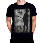 Rock Off Boys Don't Cry Officiel The Cure Merch Hommes Manche Courte Cotton Noir T-Shirt - S