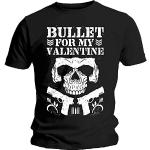 Rock Off Bullet for My Valentine Raven Officiel T-Shirt Hommes Unisexe (Large)