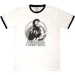 T-shirts à imprimés blancs Bruce Springsteen Taille L look Rock pour homme 