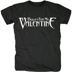 Rock Off Officially Licensed Products Bullet for My Valentine Logo Officiel T-Shirt Hommes Unisexe (X-Large)