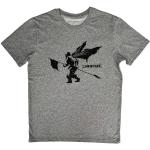 T-shirts à imprimés gris Linkin Park Taille M look Rock pour homme 