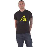 T-shirts à imprimés noirs Metallica Taille XXL look Rock pour femme 