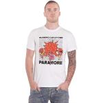 Rock Off officially licensed products Paramore T Shirt Running Out of Time Nouveau Officiel Unisex Blanc Size L