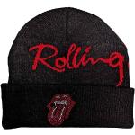 Bonnets noirs Rolling Stones Tailles uniques look Rock pour homme 