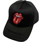 Casquettes trucker noires Rolling Stones Tailles uniques look Rock pour homme 