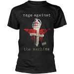 Rock Off Rage Against The Machine Bulls on Parade Mic Officiel T-Shirt Hommes Unisexe (Medium)