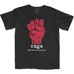 Rock Off Rage Against The Machine Red Fist Officiel T-Shirt Hommes Unisexe (Medium)
