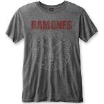 Rock Off The Ramones Presidential Seal Burnout Officiel T-Shirt Hommes Unisexe (Large)