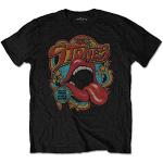 T-shirts noirs Rolling Stones Taille L look fashion pour homme 