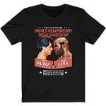 Rocky Balboa Vs Clubber Lang Boxing Combat Championship Sylvester Stallone Mr. T Movie Film T-T-Shirts à Manches Courtes(Small)