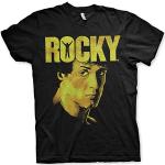 Rocky Officiellement sous Licence Sylvester Stallone Grand & Gros Hommes T-Shirt (Noir), 5X-Large