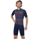 Maillots de cyclisme Rogelli bleus Taille XXL look fashion pour homme 