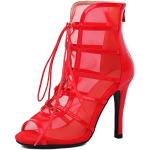 Sandales à talons rouges anti glisse Pointure 37 look fashion pour femme 