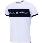 T-shirts blancs Tournois du Grand Chelem Roland Garros Taille S look fashion pour homme 