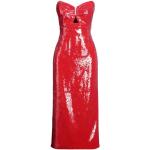 Robes Roland Mouret rouges en polyester à sequins midi sans manches Taille M pour femme 