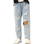Jeans baggy bleus look Hip Hop pour fille de la boutique en ligne Amazon.fr 