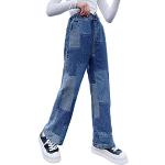 Jeans bootcut bleus patchwork en denim Taille 2 ans look fashion pour fille de la boutique en ligne Amazon.fr 