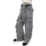 Pantalons cargo gris respirants look Punk pour fille de la boutique en ligne Amazon.fr 