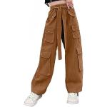Pantalons cargo marron respirants look Punk pour fille de la boutique en ligne Amazon.fr 