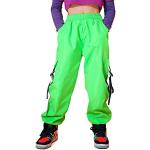 Pantalons de sport vert fluo respirants look Hip Hop pour fille de la boutique en ligne Amazon.fr 