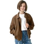 Blousons de moto marron look fashion pour fille de la boutique en ligne Amazon.fr 