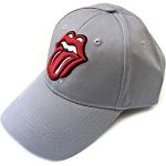 Casquettes de baseball grises Rolling Stones look fashion pour homme 