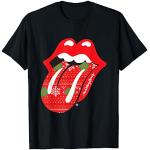T-shirts pour fêtes de Noël noirs Rolling Stones Taille S classiques pour homme 