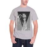 T-shirts à imprimés gris Mick Jagger Taille XL look Rock pour homme 