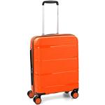 Valises cabine Roncato orange à rayures légères look fashion 44L 