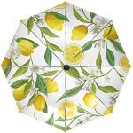 Parapluies pliants en polyester à motif citron Tailles uniques look fashion pour femme 