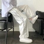 Pantalons taille haute blancs Taille L look Hip Hop 