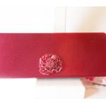 Sacs à main imprimés de soirée rose foncé à perles look vintage 