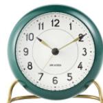 Rosendahl Design Group Horloge de table Station vert, blanc lxHxP 11.3x12x6.7cm