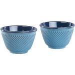 Rosenstein & Söhne 2 Tasses à thé Style Arare - Bleu
