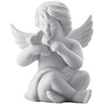 Statuettes d'anges Rosenthal blanches en porcelaine à motif papillons 