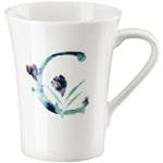 Mugs en porcelaine Rosenthal blancs cassés à fleurs en porcelaine à motif fleurs 