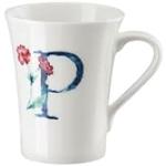 Mugs en porcelaine Rosenthal blancs à fleurs en porcelaine à motif fleurs 