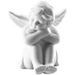 Statuettes d'anges Rosenthal blanches en porcelaine à motif lapins 