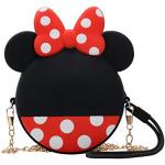 Porte-monnaies noirs Mickey Mouse Club Minnie Mouse look fashion pour fille 