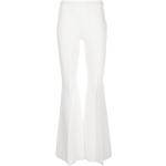 Rosetta Getty pantalon à design évasé - Blanc