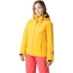 Vestes de ski Rossignol jaunes enfant respirantes avec guêtre poignet look sportif en promo 