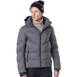 Vestes de ski Rossignol grises en laine de mérinos imperméables respirantes avec jupe pare-neige Taille L look fashion pour homme en promo 