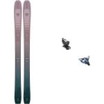 Fixations ski de randonnée Rossignol roses 152 cm 