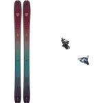 Fixations ski de randonnée Rossignol rouge cerise 152 cm 