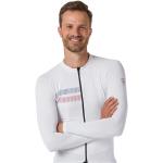 Maillots de cyclisme Rossignol blancs en fil filet Taille XS classiques pour homme 