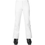 Pantalons de ski Rossignol blancs en shoftshell imperméables coupe-vents respirants Taille M pour femme 